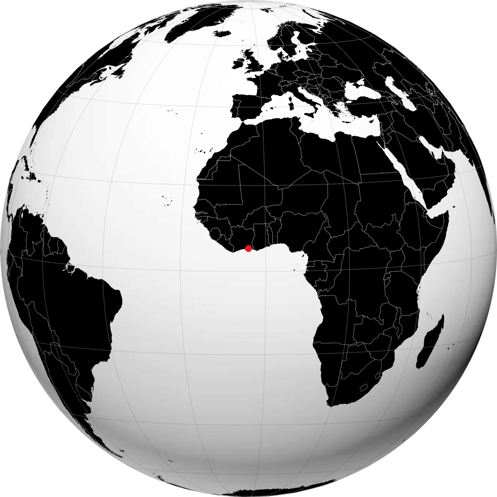 அபிட்ஜான் பூமிக்கோளத்தில்