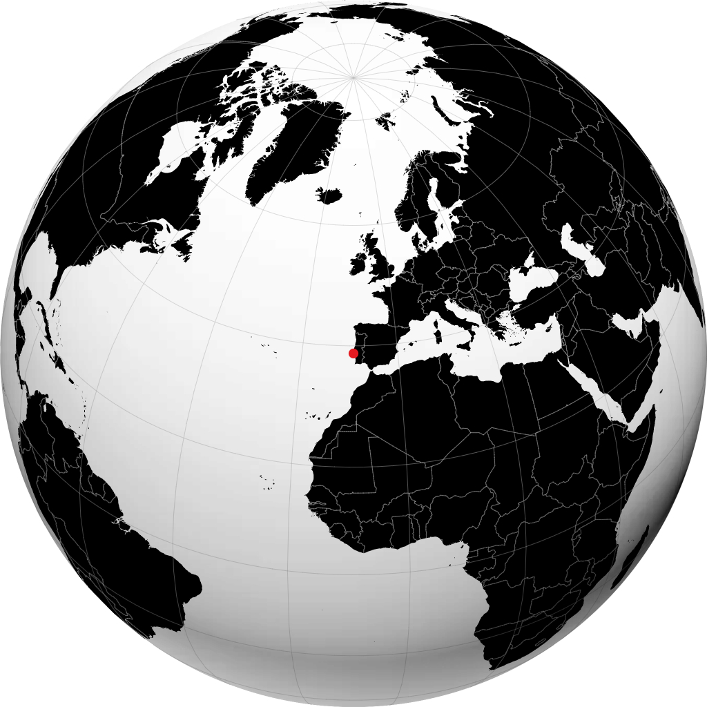 அமடோரா பூமிக்கோளத்தில்