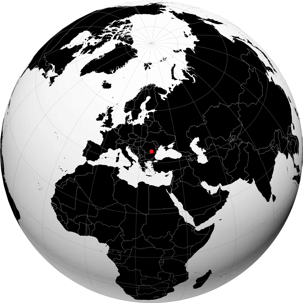 புகரெஸ்ட் பூமிக்கோளத்தில்