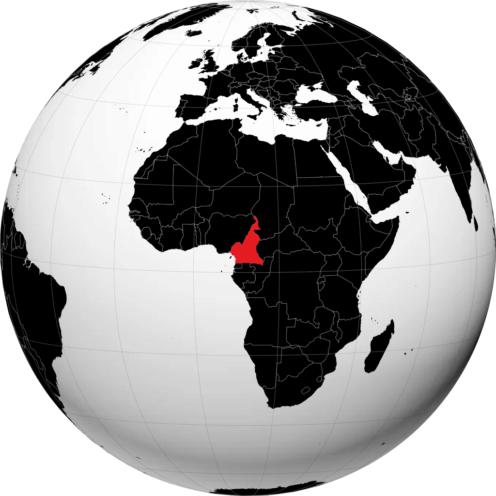 கேமரூன் பூமிக்கோளத்தில்