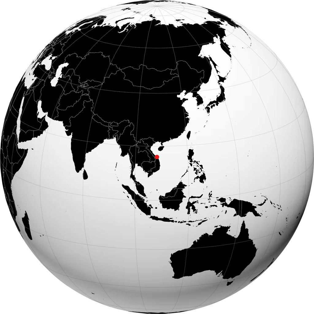 தா நாங் பூமிக்கோளத்தில்
