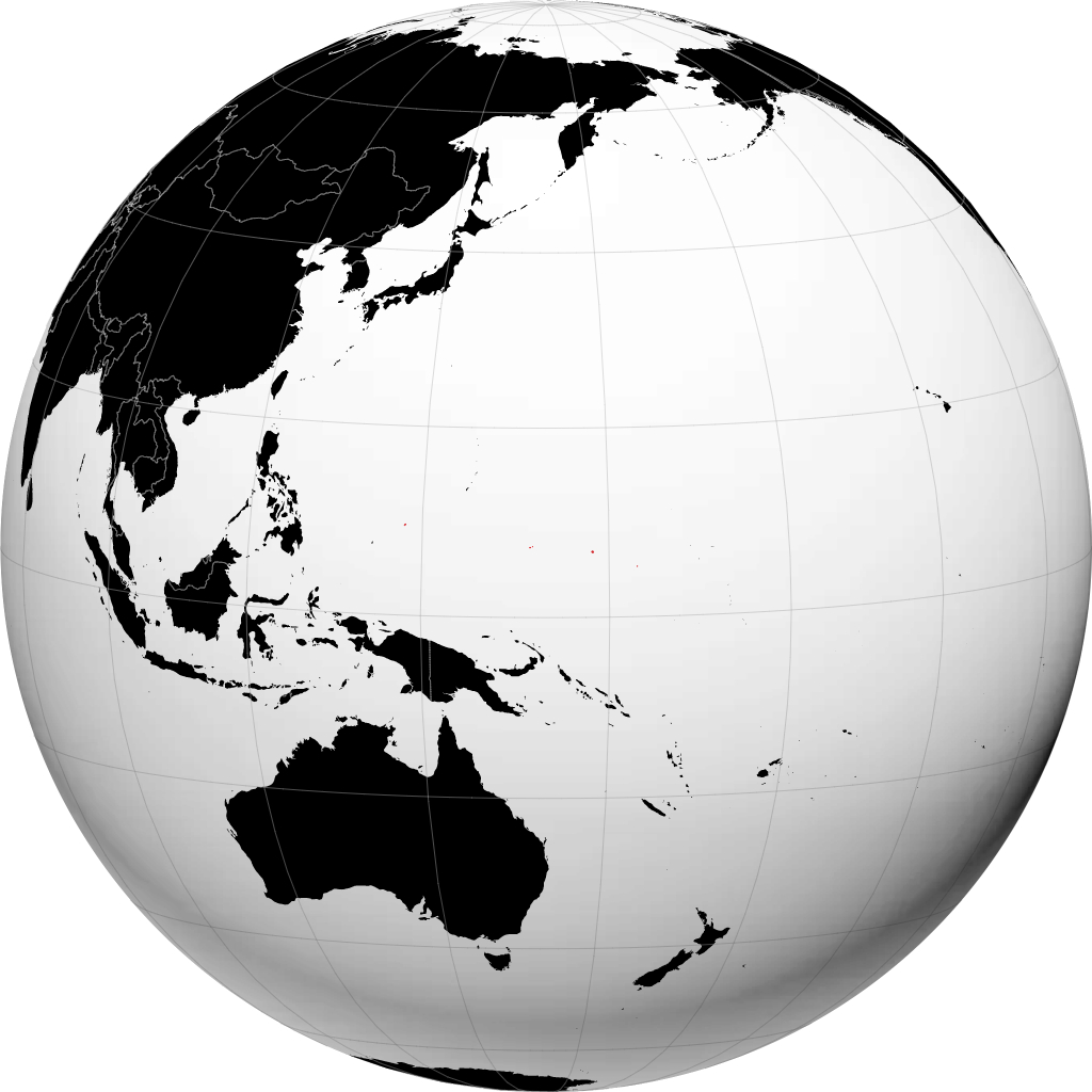 மைக்ரோனேஷியா பூமிக்கோளத்தில்