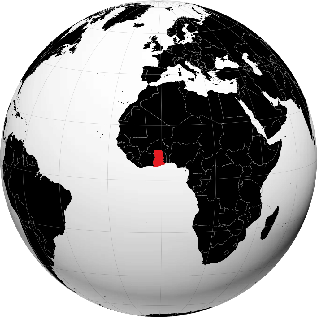 கானா பூமிக்கோளத்தில்