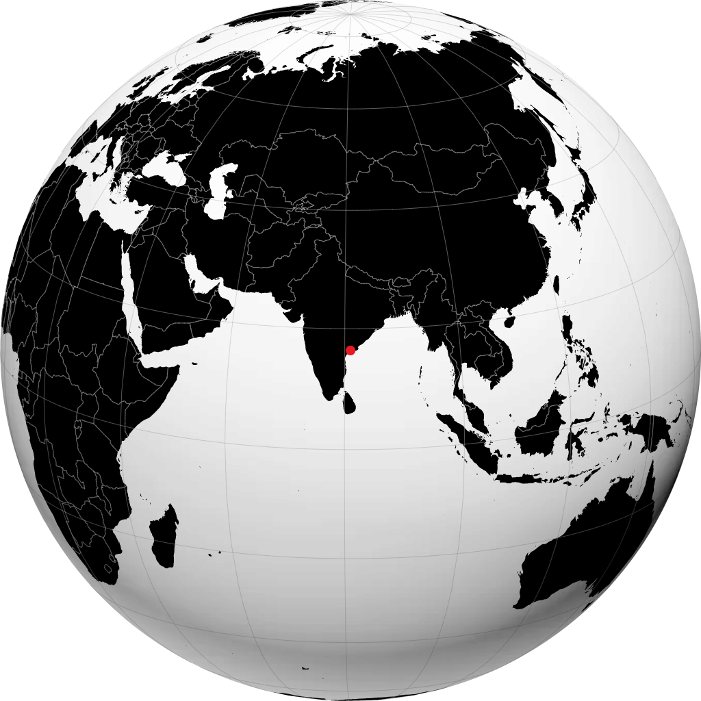 குடிவாடா பூமிக்கோளத்தில்