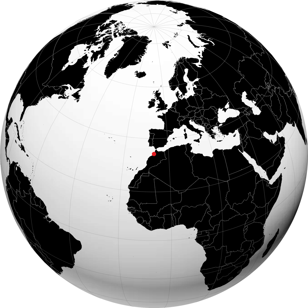 கெனித்ரா பூமிக்கோளத்தில்