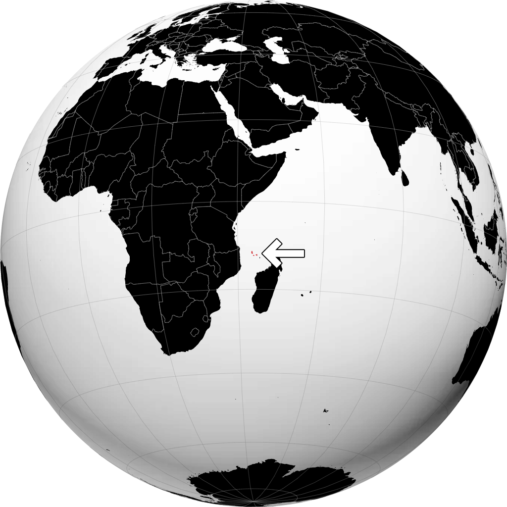 கொமொரோஸ் பூமிக்கோளத்தில்