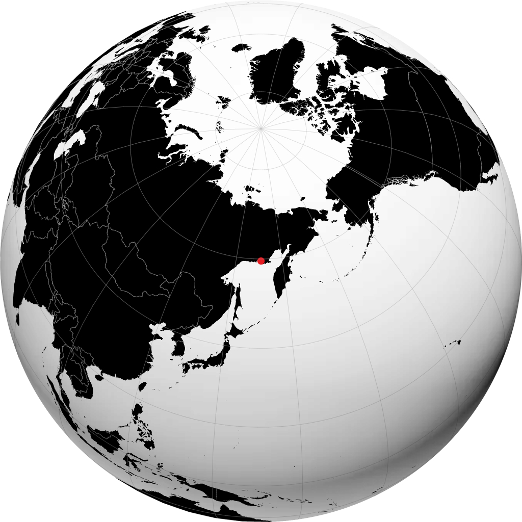 மாகடன் பூமிக்கோளத்தில்