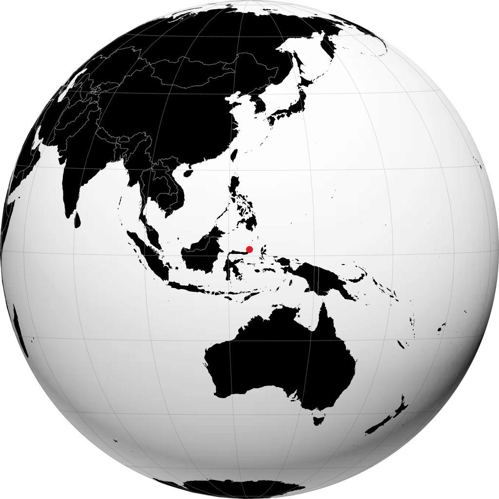 மனாடோ பூமிக்கோளத்தில்