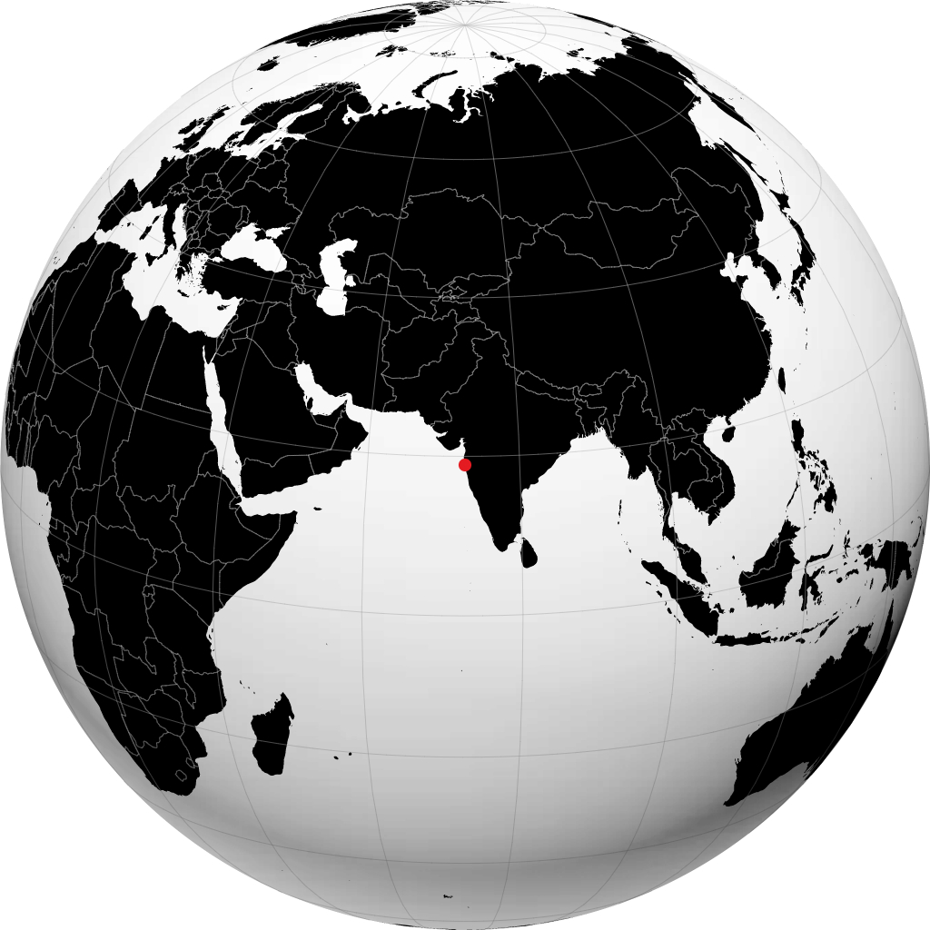 மும்பை பூமிக்கோளத்தில்