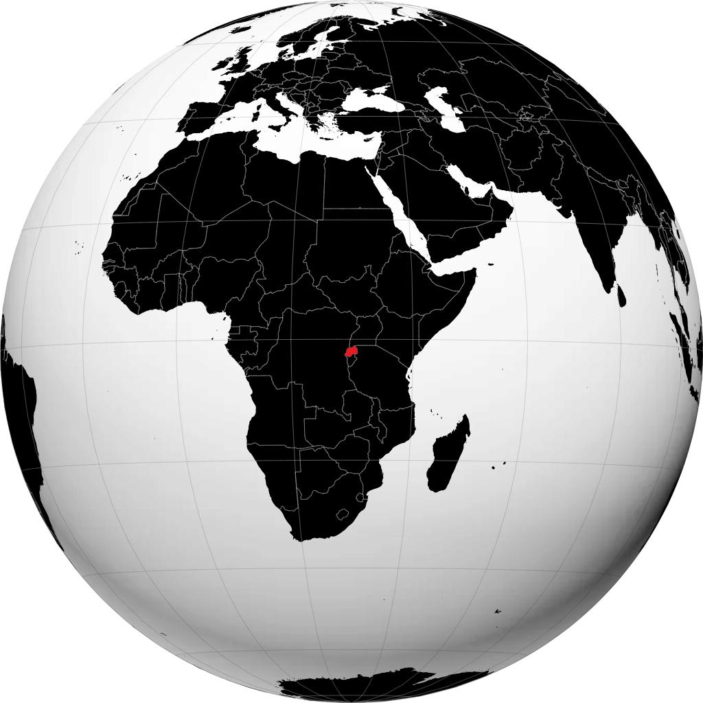 ருவாண்டா பூமிக்கோளத்தில்