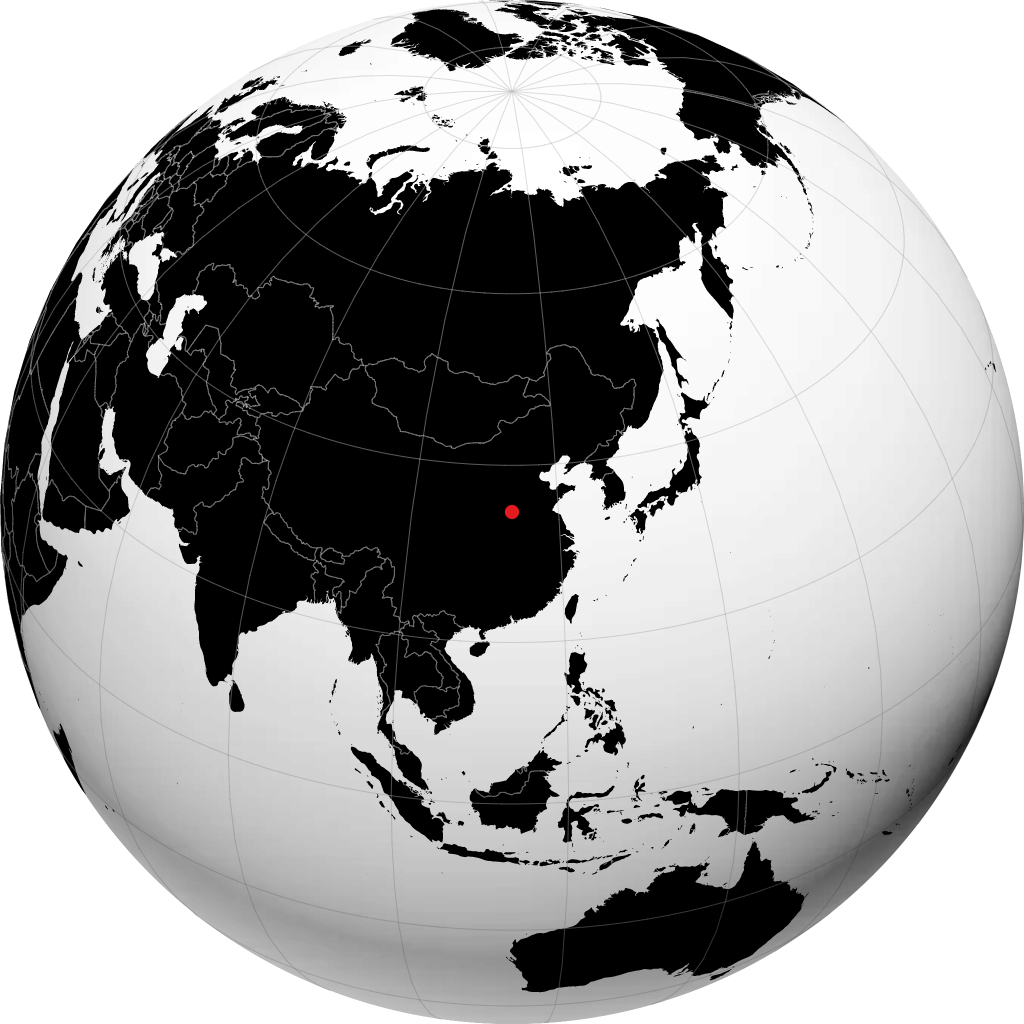 செங்சோ பூமிக்கோளத்தில்